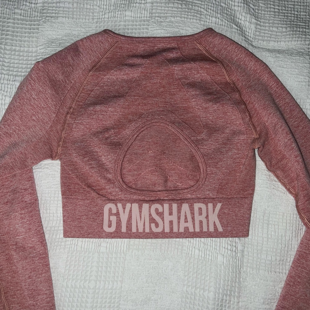 Gymshark Pink Long Sleeve Crop Top